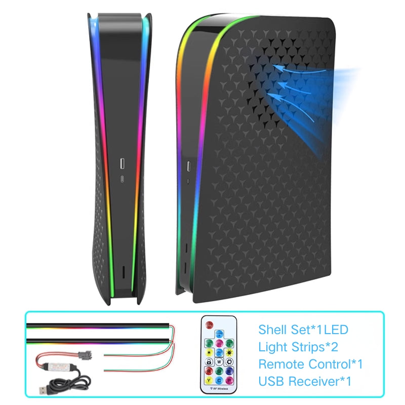 Load image into Gallery viewer, Sony PlayStation 5 PS5 Ventilated Cooling Replacement Shell with Airflow Grille & Dust Filter