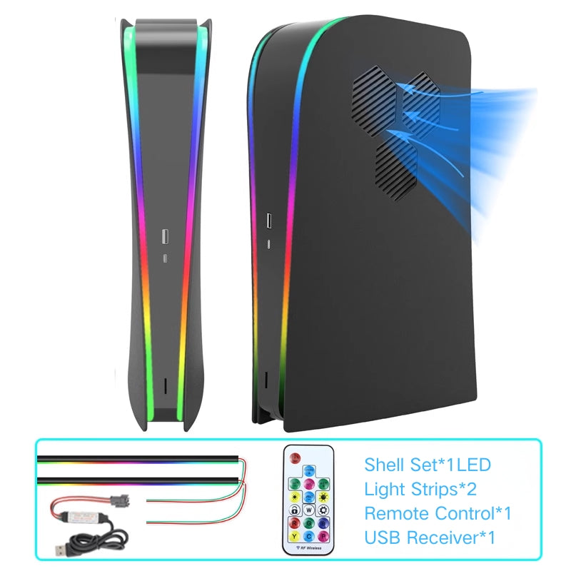 Load image into Gallery viewer, Sony PlayStation 5 PS5 Ventilated Cooling Replacement Shell with Airflow Grille & Dust Filter