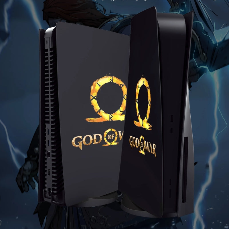 Load image into Gallery viewer, Sony PlayStation 5 PS5 God of War Style Matte DIY Replacement Console Cover – Custom Protective Faceplates