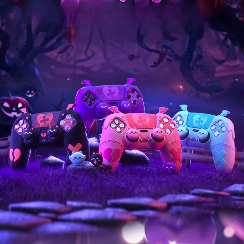 Load image into Gallery viewer, PlayStation PS5 Pro/Slim Gothic Demon Style Controller Case – Anti-Slip Durable PP Material Protective Shell