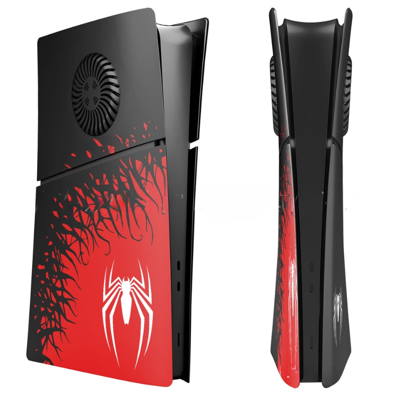 Load image into Gallery viewer, Sony PlayStation PS5 Slim Spider-Man Design Console Protective Cover – Quick & Simple Install