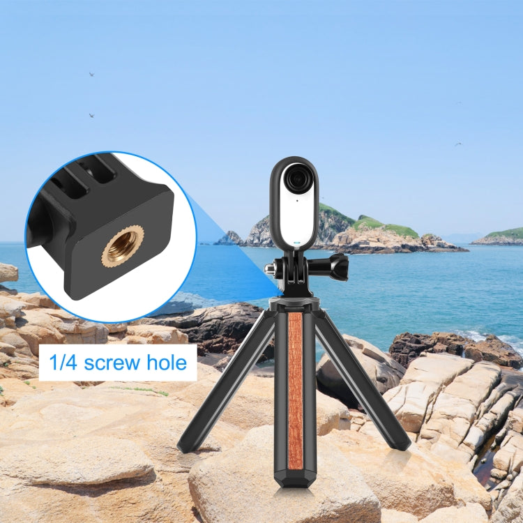 Load image into Gallery viewer, Insta360 GO 3 / GO 3S PULUZ Body Plastic Protective Frame Cage with Screw & Adapter (Black) - i-Station Mobile Phone & Electronic Device Repair and Accessories