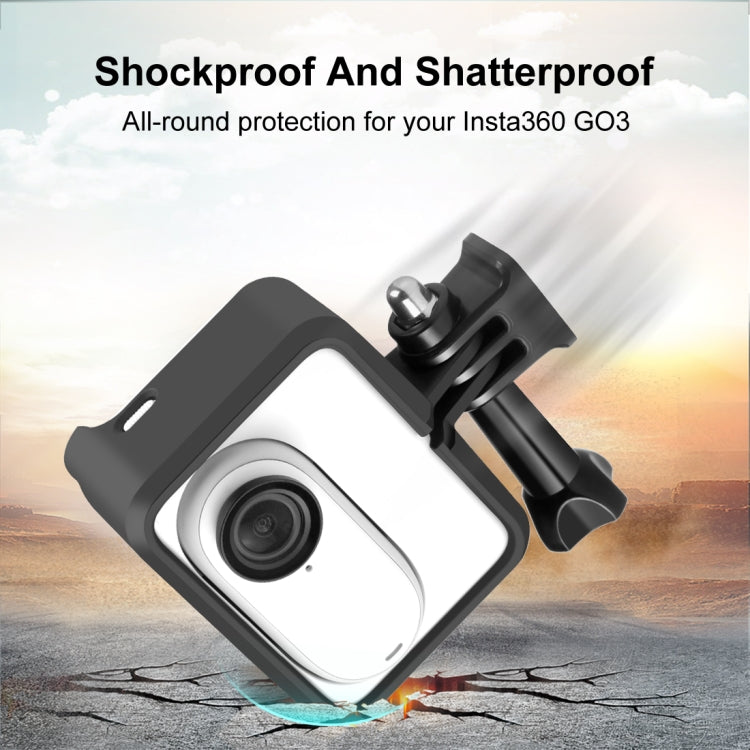Insta360 GO 3 / GO 3S PULUZ Camera Battery Case Cooling Plastic Protective Frame (Black) - i-Station Mobile Phone & Electronic Device Repair and Accessories