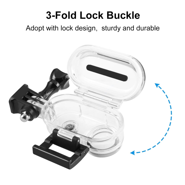 Insta360 GO 3 / GO 3S PULUZ 40m Underwater Waterproof Housing Case with Base Adapter & Screw (Transparent) - i-Station Mobile Phone & Electronic Device Repair and Accessories