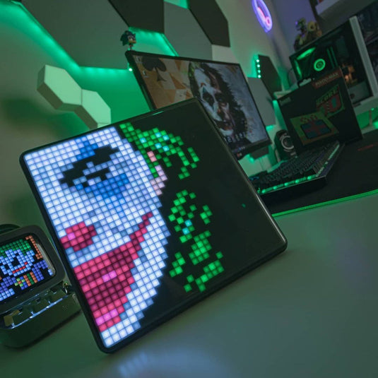 Divoom Pixoo-Max WiFi Pixel Art 32x32 LED Display Unique Lighting Decoration App Control Perfect Gift - i-Station Mobile Phone & Electronic Device Repair and Accessories