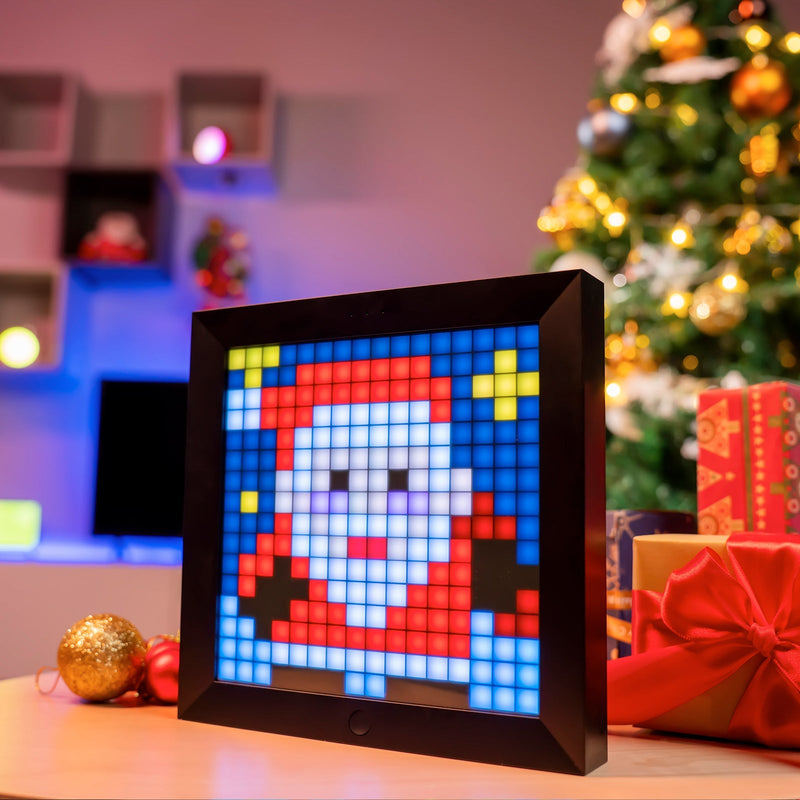 Load image into Gallery viewer, Divoom Pixoo - Pixel Art Digital Picture Frame with 16x16 LED Display APP Control Clock Box - Desk Mount for Gaming Room & Bedside Table - i-Station Mobile Phone & Electronic Device Repair and Accessories