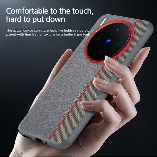 Vivo X300/Pro - Business Leather Full-Cover Shockproof Protective Case - i-Station Mobile Phone & Electronic Device Repair and Accessories