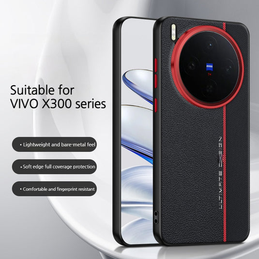 Vivo X300/Pro - Business Leather Full-Cover Shockproof Protective Case - i-Station Mobile Phone & Electronic Device Repair and Accessories