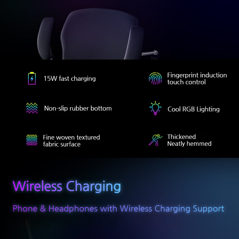 Load image into Gallery viewer, Multifunctional 15W Fast-Charging RGB Wireless Gaming Mouse Pad