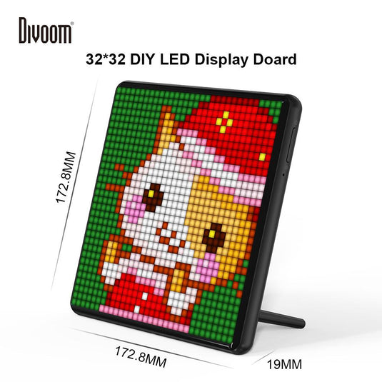 Divoom Pixoo-Max WiFi Pixel Art 32x32 LED Display Unique Lighting Decoration App Control Perfect Gift - i-Station Mobile Phone & Electronic Device Repair and Accessories