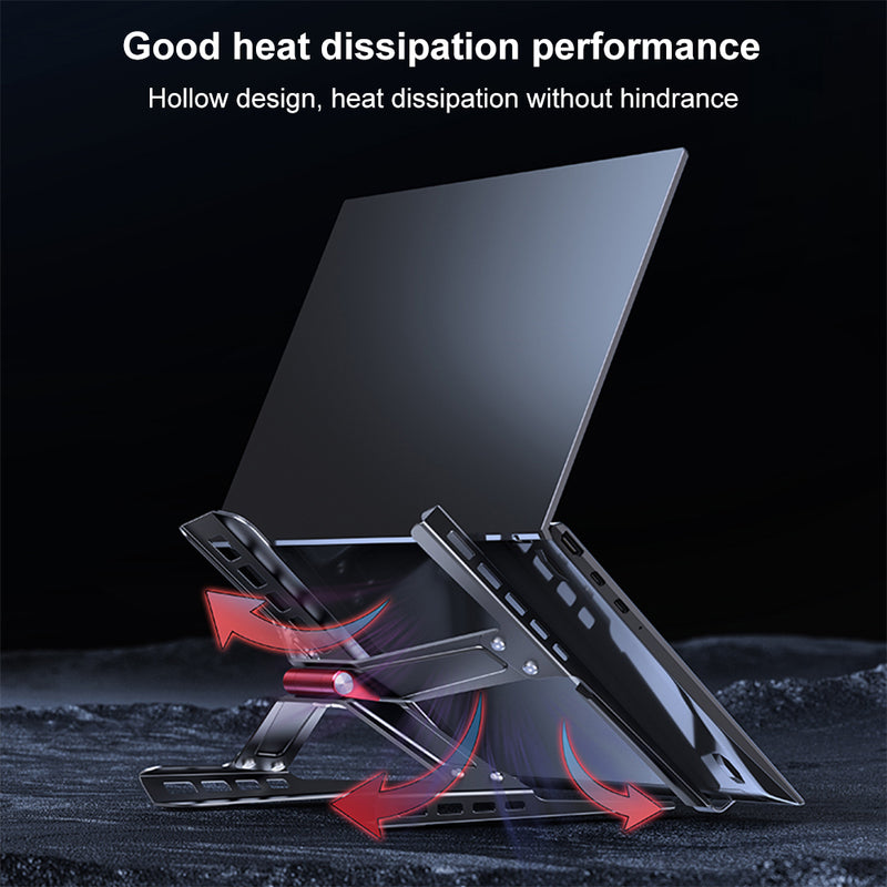 Load image into Gallery viewer, Laptop Stand Adjustable Laptop Holder Riser Carbon Steel Portable Notebook Stand - i-Station Mobile Phone & Electronic Device Repair and Accessories