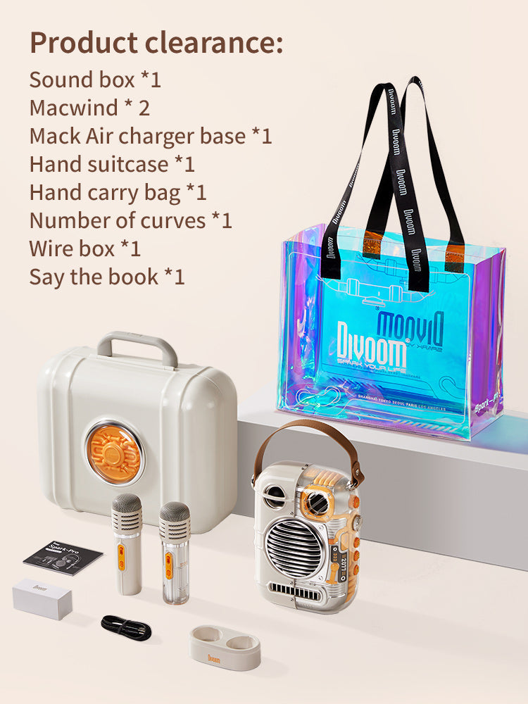 Load image into Gallery viewer, Divoom Spark-Pro Bluetooth Portable Speaker Karaoke Speaker Perfect Gift - i-Station Mobile Phone & Electronic Device Repair and Accessories