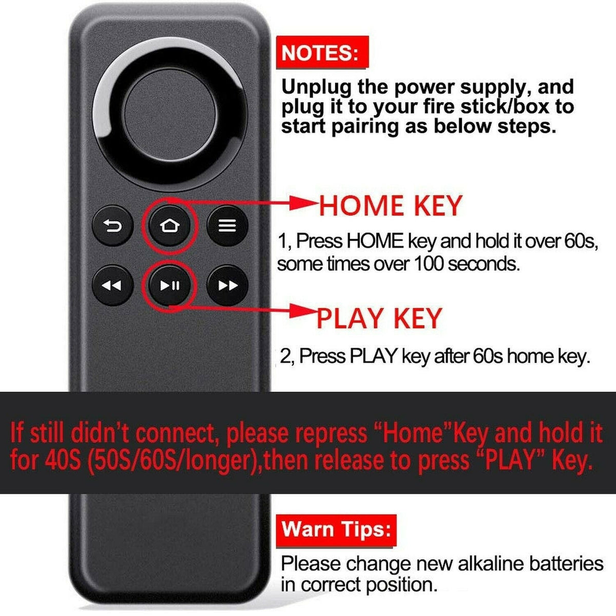 Amazon Fire TV Stick / Fire TV Box CV98LM Bluetooth Remote Control - i-Station Mobile Phone & Electronic Device Repair and Accessories