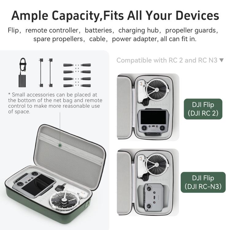 DJI Flip Drone aMagisn Storage Case Shoulder Bag Compatible with RC 2 or RC-N3 Remote Controller - i-Station Mobile Phone & Electronic Device Repair and Accessories