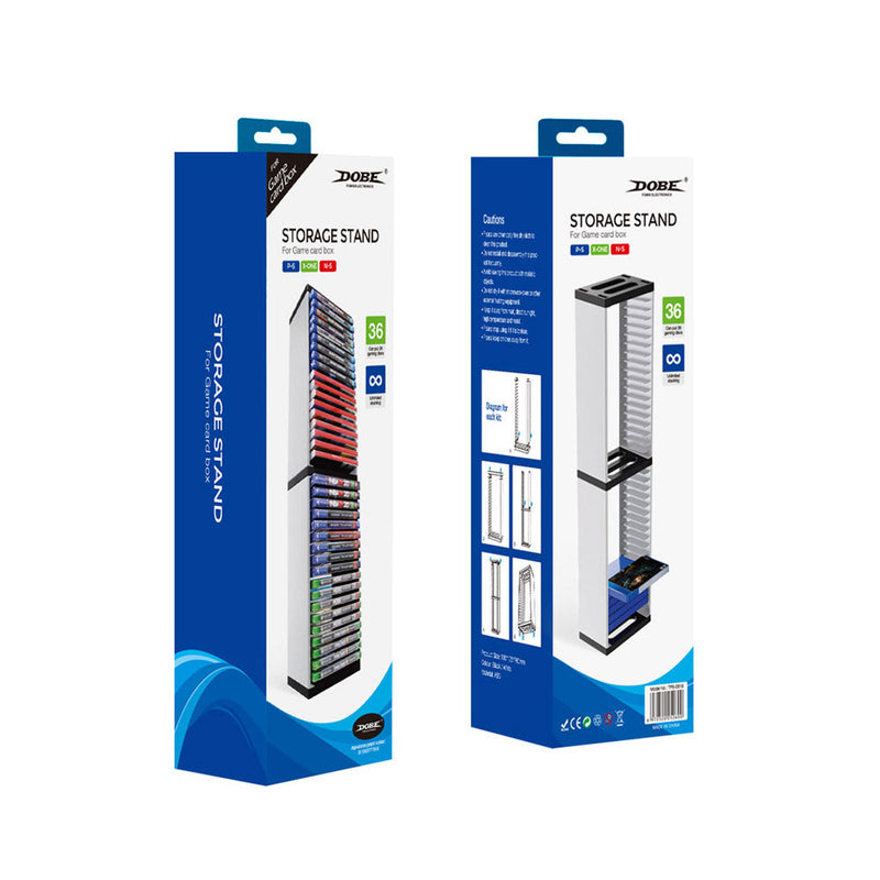 Load image into Gallery viewer, PS4/PS5/Xbox/Nintendo Switch 36-Tier Optical Disc Rack Vertical Card Box Holder Storage Stand Game Card Box - Polar Tech Australia