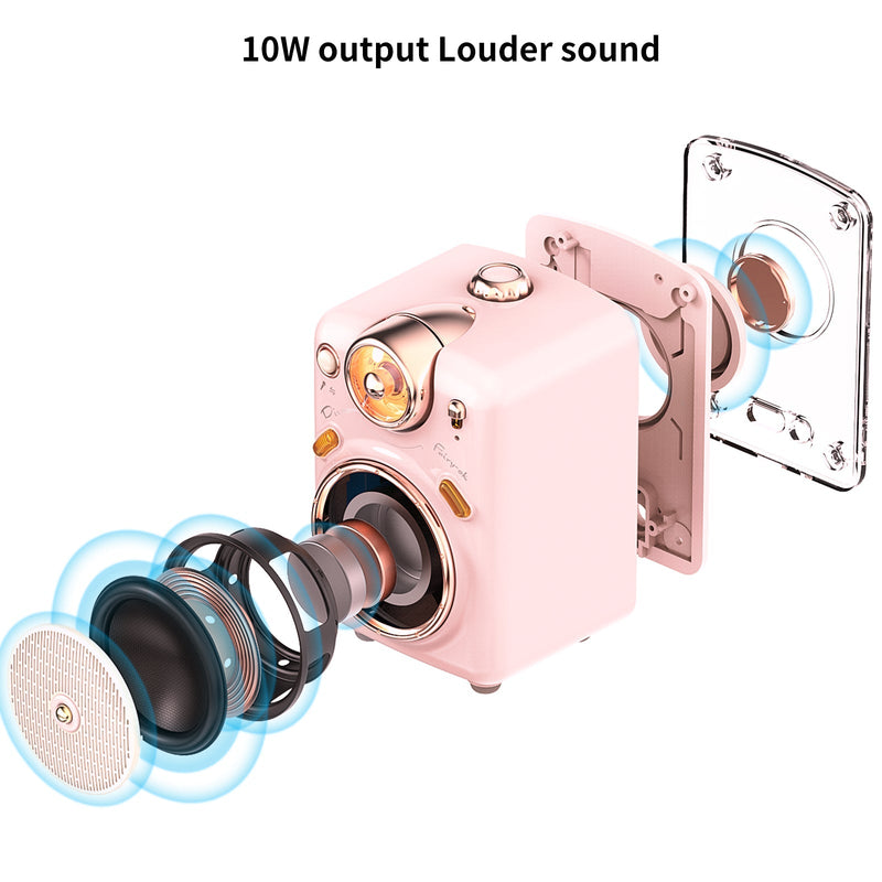 Load image into Gallery viewer, Divoom Fairy-OK Retro Mini Karaoke Bluetooth Speaker With Microphone Girl Perfect Gift - i-Station Mobile Phone & Electronic Device Repair and Accessories