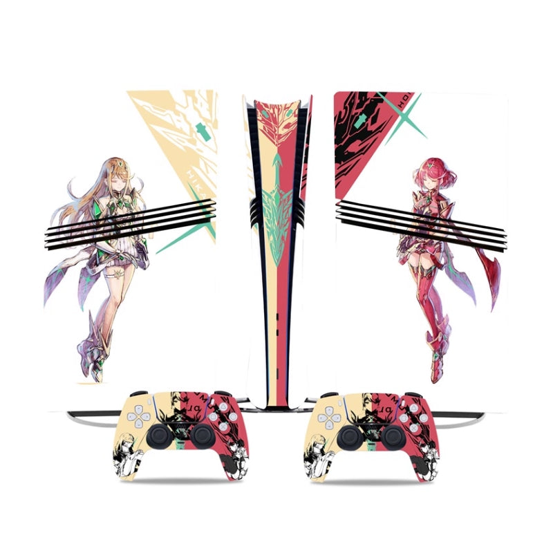 Load image into Gallery viewer, Sony PlayStation PS5 Pro Anime and Gaming Theme Digital Edition Console Skin Sticker โ No Residue PVC | Scratch-Resistant Gaming Designs