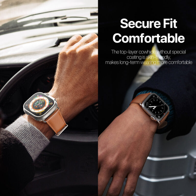 Load image into Gallery viewer, Apple Watch Series 1/2/3/4/5/6/SE/7/8/9/10 Business Premium Waterproof Leather Watch Strap Band - i-Station Mobile Phone & Electronic Device Repair and Accessories