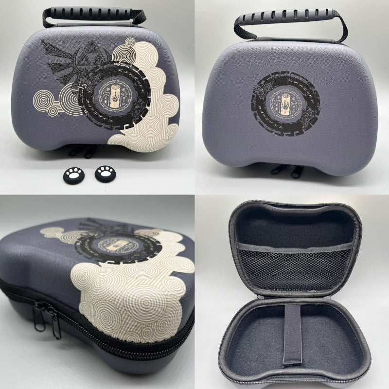 Load image into Gallery viewer, PS4/PS5 Pro/Slim Zelda Tears of the Kingdom Game Controller Storage Case – Portable Protective Hard Shell Carrying Bag