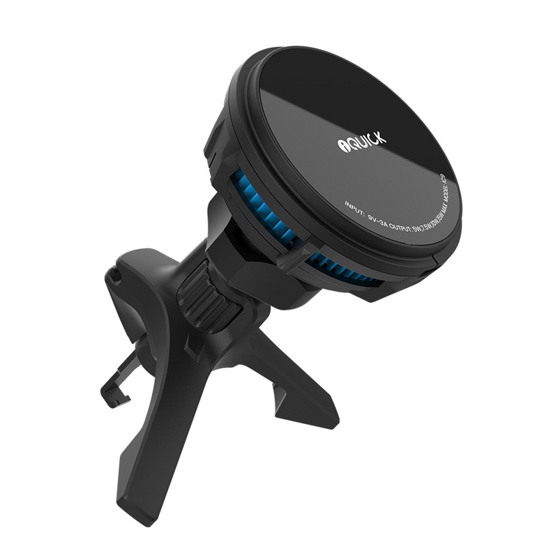 Load image into Gallery viewer, iQuick Magnetic Car Mount Charger with Cooling Semiconductor Radiator IC9 COOLGEAR 15W (IQUICK-C9)-Black - i-Station Mobile Phone & Electronic Device Repair and Accessories