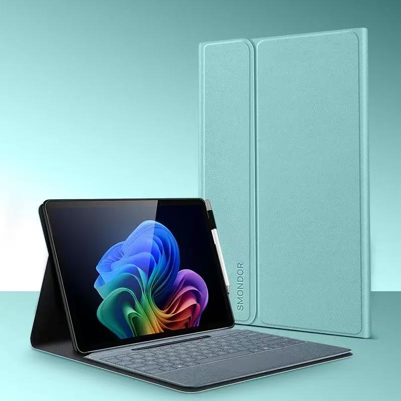 Load image into Gallery viewer, Microsoft Surface Pro 12 (2025) - Slim & Lightweight Leather Magnetic Buckle Case - i-Station Mobile Phone & Electronic Device Repair and Accessories