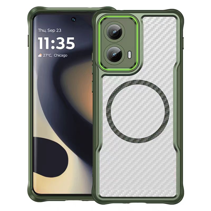 Load image into Gallery viewer, Motorola Moto Edge (2024) Heat-Dissipating Frosted Carbon Fiber Hard Essentials Series Case - i-Station Mobile Phone & Electronic Device Repair and Accessories