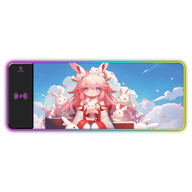 Load image into Gallery viewer, Multifunctional 15W Fast-Charging RGB Wireless Gaming Mouse Pad