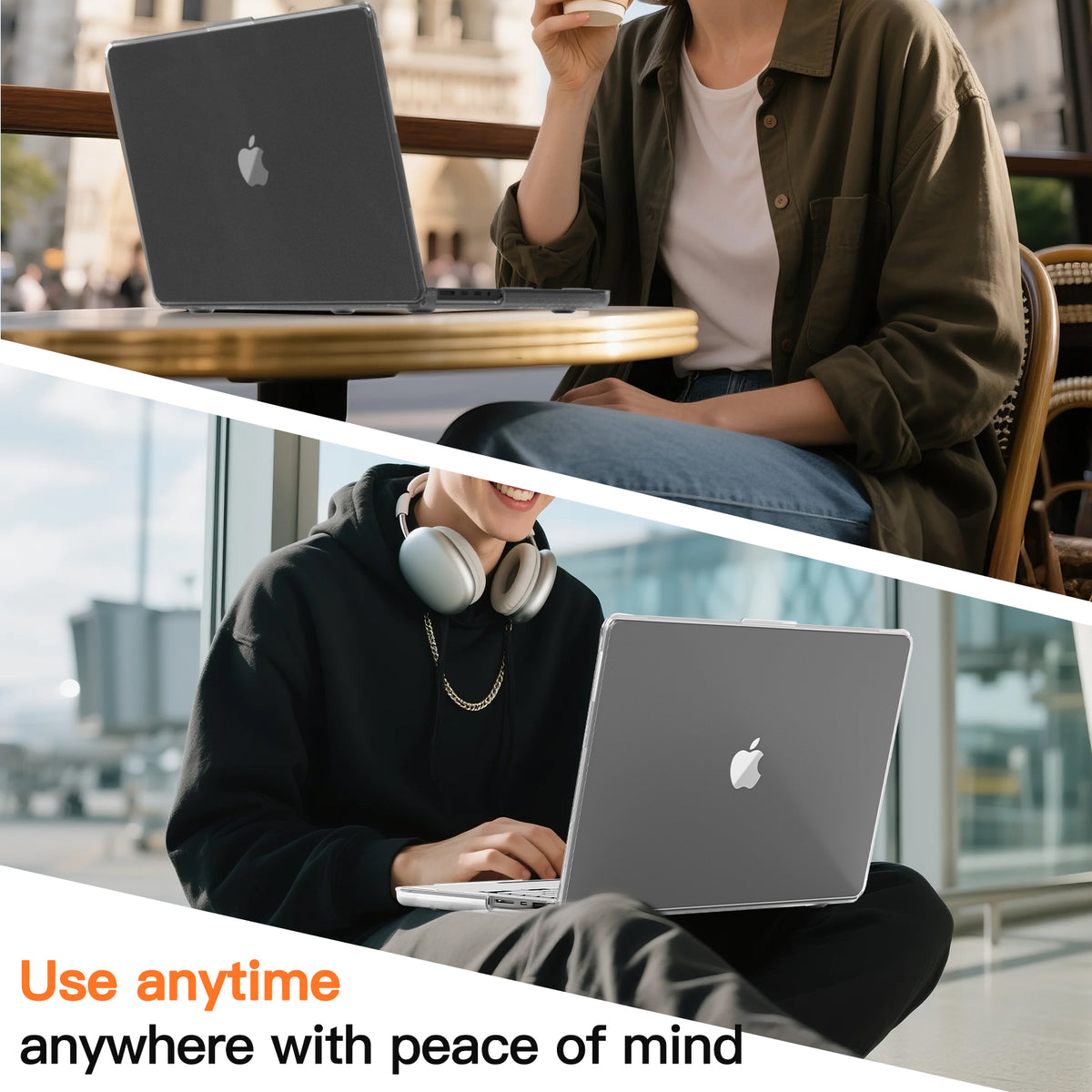 Apple MacBook Air 13.6" (A2681 & A3113) - Slim PC + TPU Scratch-Resistant Laptop Case - i-Station Mobile Phone & Electronic Device Repair and Accessories