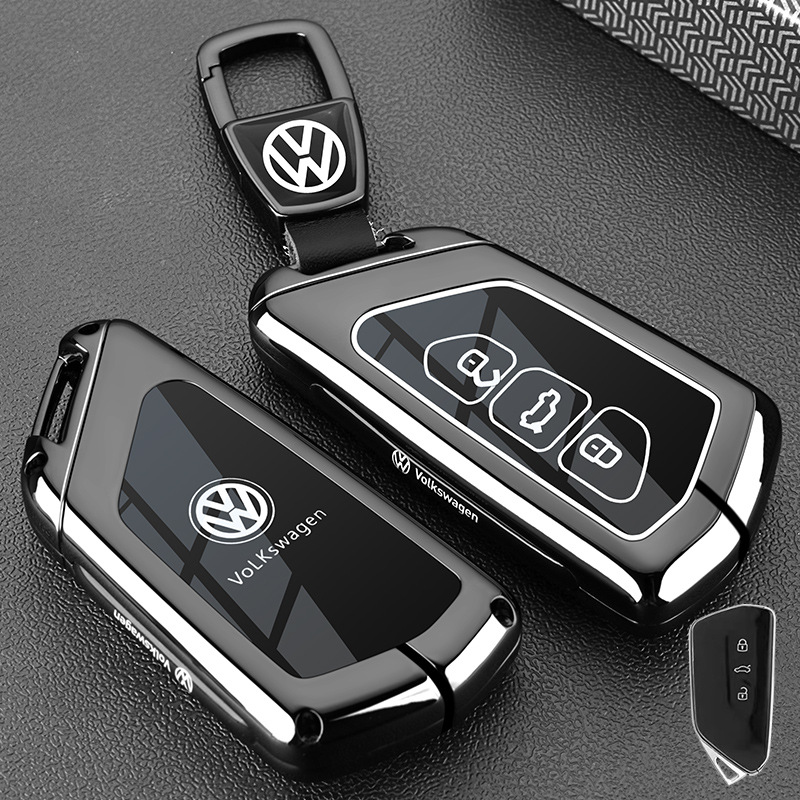 Load image into Gallery viewer, Volkswagen Stylish with Cool Shockproof Car Key Fob Protective Case Cover For Teramont 2024, Talagon, ID.3, ID.4 CROZZ, ID.4 X, ID.6 X