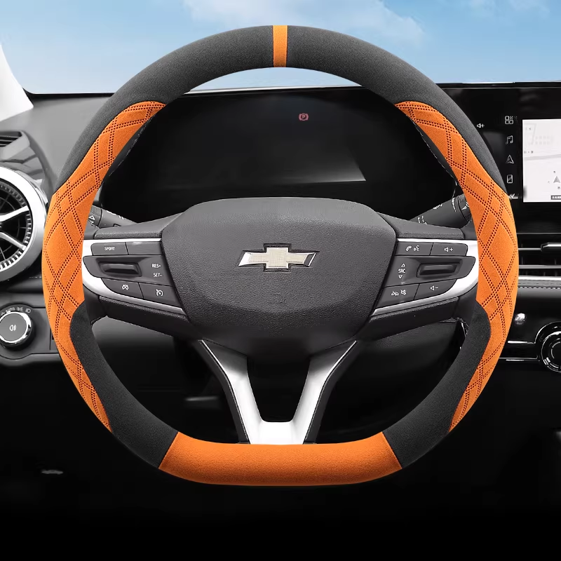 Load image into Gallery viewer, Chevrolet Ultra-thin Suede Steering Wheel Cover For Cruze, Monza, Sail, Cavalier, Malibu, Equinox - i-Station Mobile Phone & Electronic Device Repair and Accessories