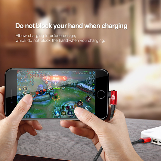 Baseus MVP Elbow Type Cable USB For IP 2A 1M - i-Station Mobile Phone & Electronic Device Repair and Accessories