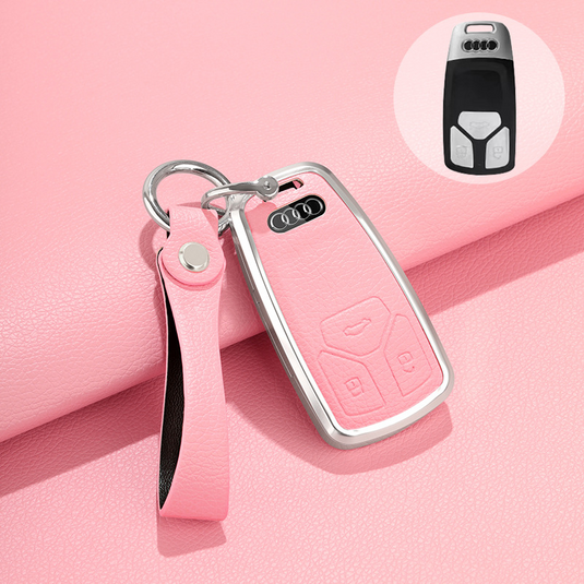 Audi 360° All Inclusive Car Key Fob Case Cover For A3, A4, A5, A6, A7, A8, Q2, Q5, Q7, Q8, e-tron - i-Station Mobile Phone & Electronic Device Repair and Accessories