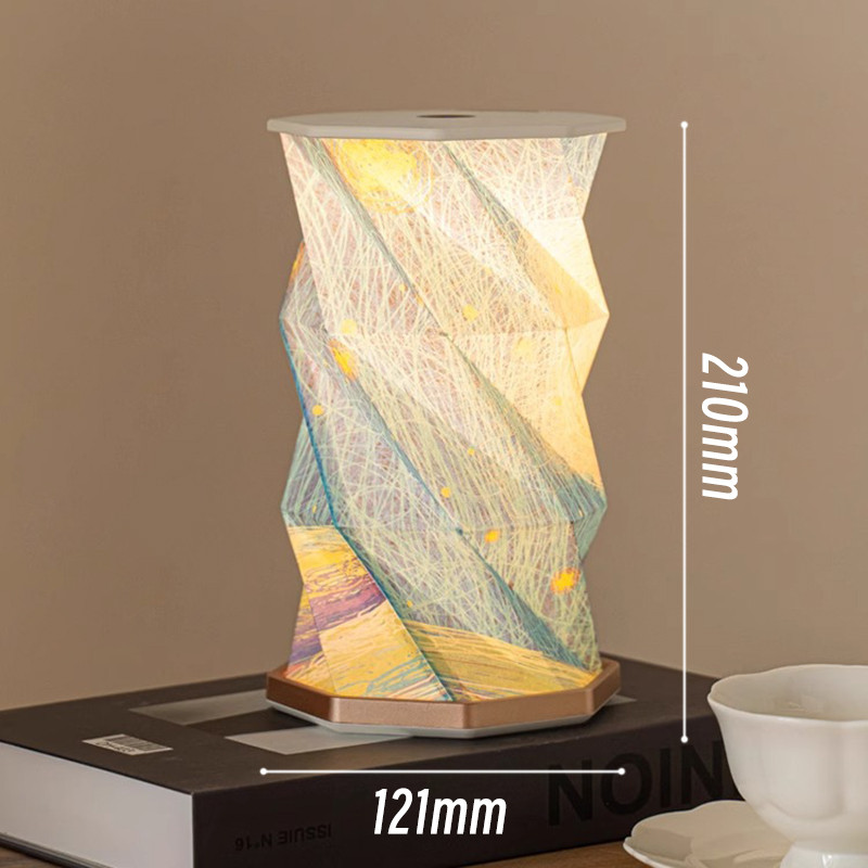 Load image into Gallery viewer, Foldable Paper Starry Night Table Lamp for Bedroom, Living & Kids' Room - i-Station Mobile Phone & Electronic Device Repair and Accessories