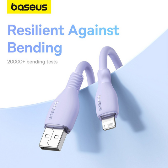 Baseus Pudding Series Fast Charging Cable USB to iP 2.4A 1.2m - i-Station Mobile Phone & Electronic Device Repair and Accessories