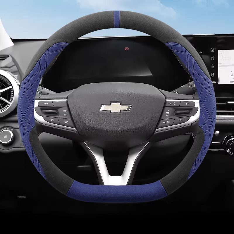 Load image into Gallery viewer, Chevrolet Ultra-thin Suede Steering Wheel Cover For Cruze, Monza, Sail, Cavalier, Malibu, Equinox - i-Station Mobile Phone & Electronic Device Repair and Accessories
