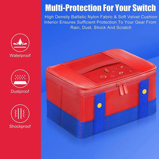 Nintendo Switch 2 (2025) Mario Handbag Protective Storage Large Bag With 1 PCS Screen Protector - i-Station Mobile Phone & Electronic Device Repair and Accessories