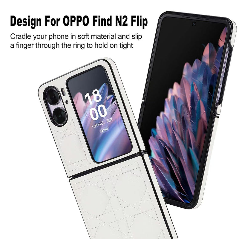 Load image into Gallery viewer, OPPO Find N2 Flip (CPH2437/PGT110) Leather Luxury Shockproof Essentials Series Case - i-Station Mobile Phone & Electronic Device Repair and Accessories