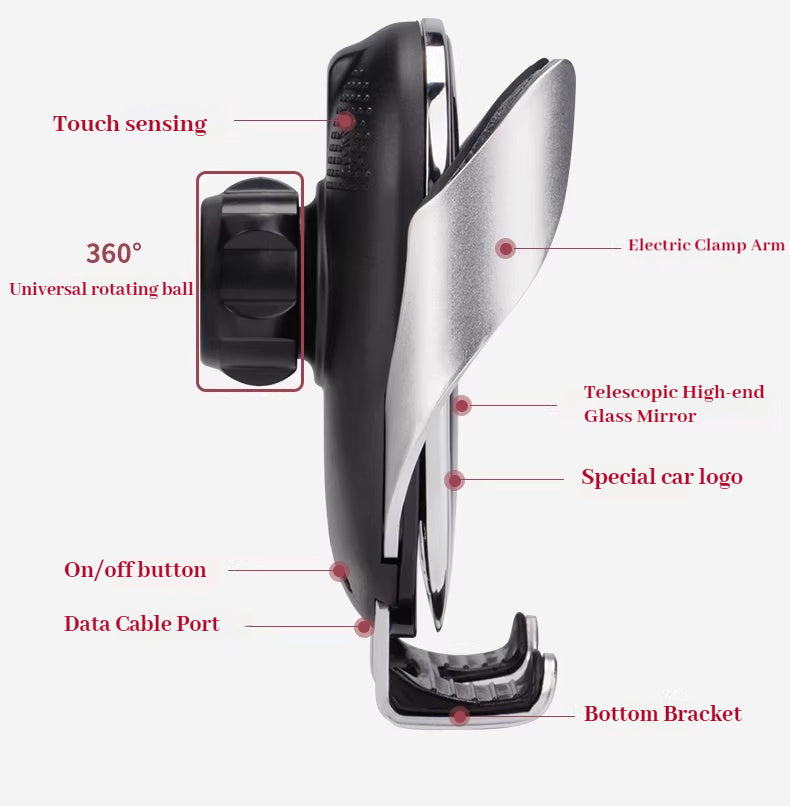 Load image into Gallery viewer, Porsche Car Dedicated Phone Holder – Smart Induction 15W Wireless Fast Charger For Cayen , Panamerane, 718, Macan