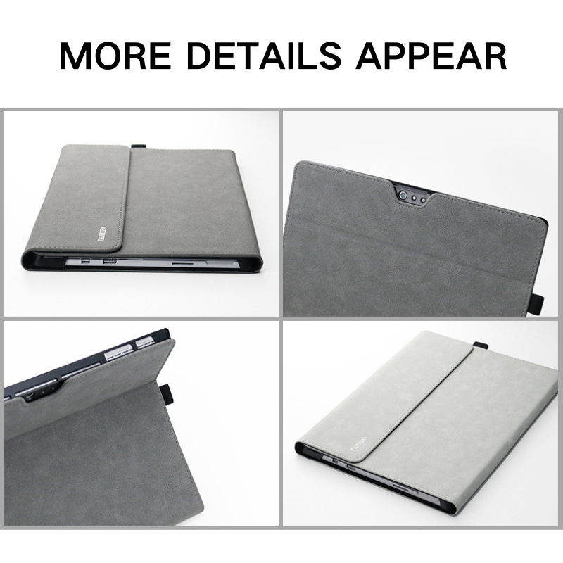 Microsoft Surface Go 1/2/3/4 Laptop Leather Sleeve Case With Power Adapter Pouch - i-Station Mobile Phone & Electronic Device Repair and Accessories
