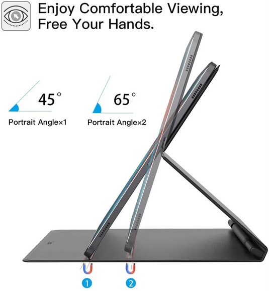 Samsung Galaxy Tab S6 Lite 10.4’’ 2020 (P610/P615) - Anti Fingerprint Magnetic Leather Case - i-Station Mobile Phone & Electronic Device Repair and Accessories
