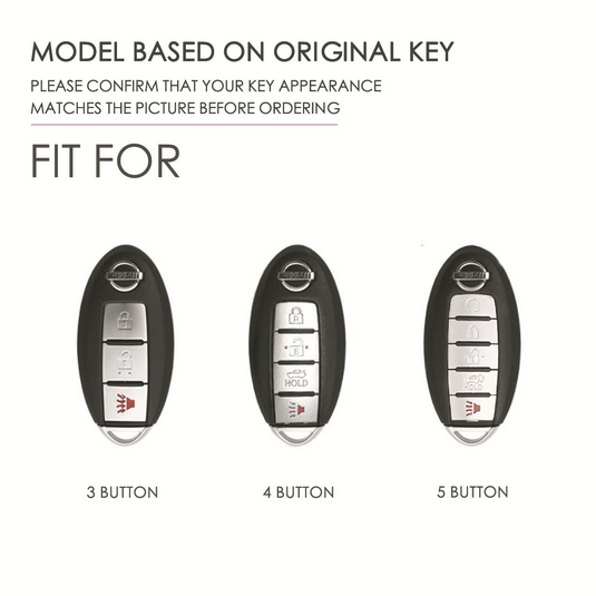 Nissan Handcrafted Genuine Leather Car Key Fob Case Cover For Altima, Rogue, Sentra, Pathfinder, Frontier, Maxima, Titan, Murano, Kicks, Juke, Qashqai, X-Trail - i-Station Mobile Phone & Electronic Device Repair and Accessories