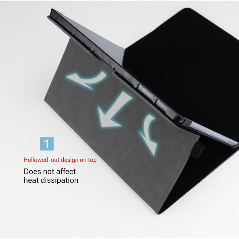 Microsoft Surface Go 1/2/3/4 Laptop Leather Sleeve Case With Power Adapter Pouch - i-Station Mobile Phone & Electronic Device Repair and Accessories