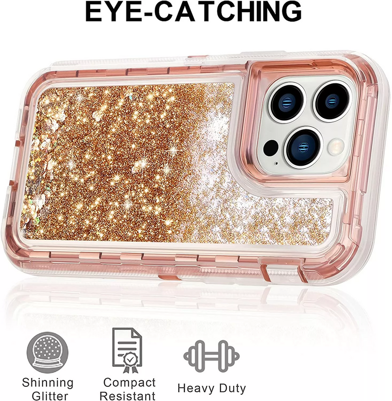 Load image into Gallery viewer, Apple iPhone 6/6S/7/8/Plus/SE 2020 Glitter Clear Transparent Liquid Sand Watering Case - i-Station Mobile Phone & Electronic Device Repair and Accessories