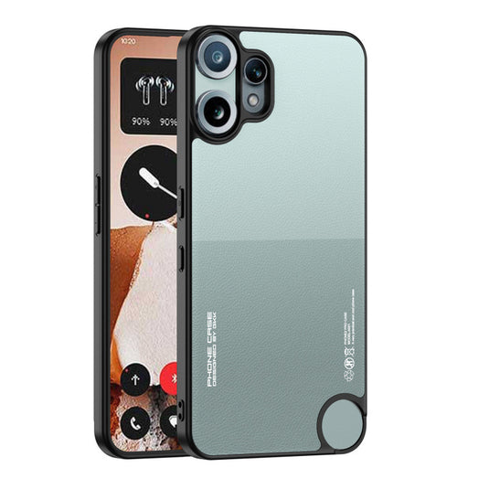 Nothing CMF Phone 2 Pro - Two-Tone PU Leather Protective Essential Case - i-Station Mobile Phone & Electronic Device Repair and Accessories