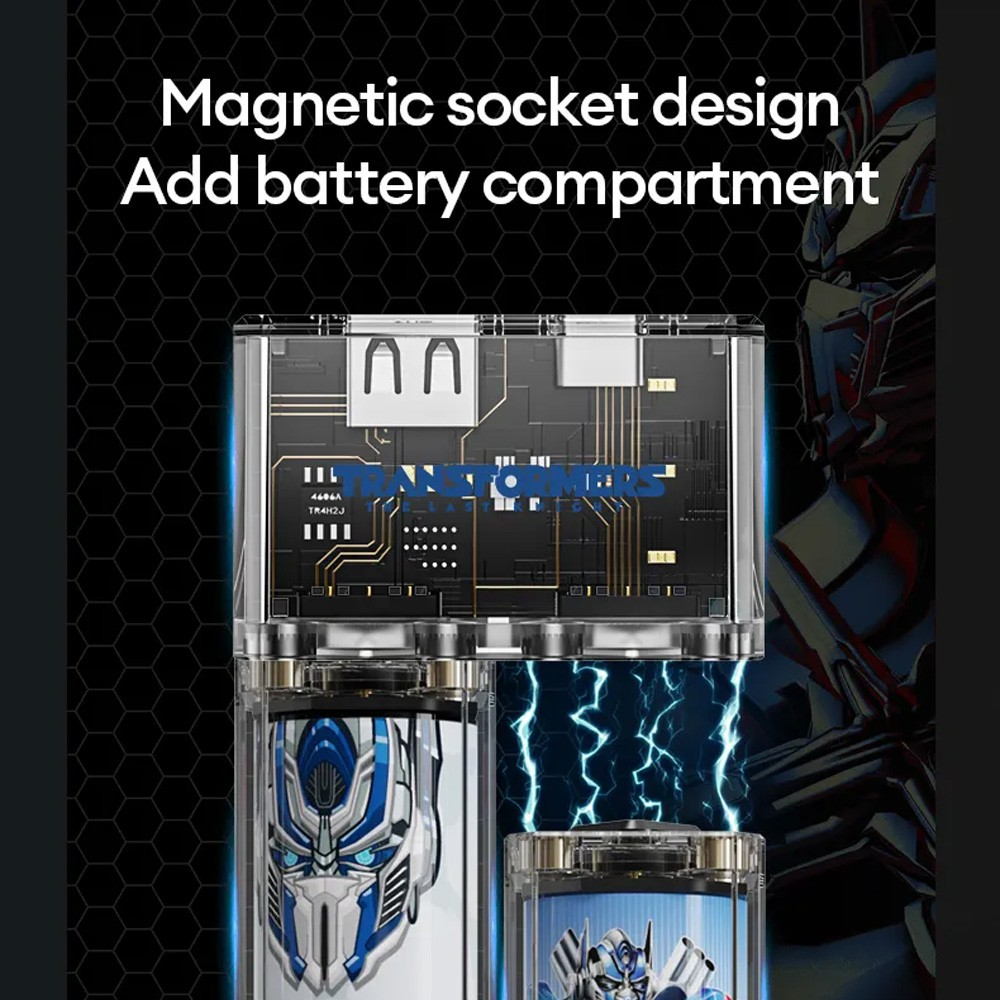 Transformers TF-D05 Removable Battery Charger Magnetic Power Bank 5000mAh*2 - i-Station Mobile Phone & Electronic Device Repair and Accessories