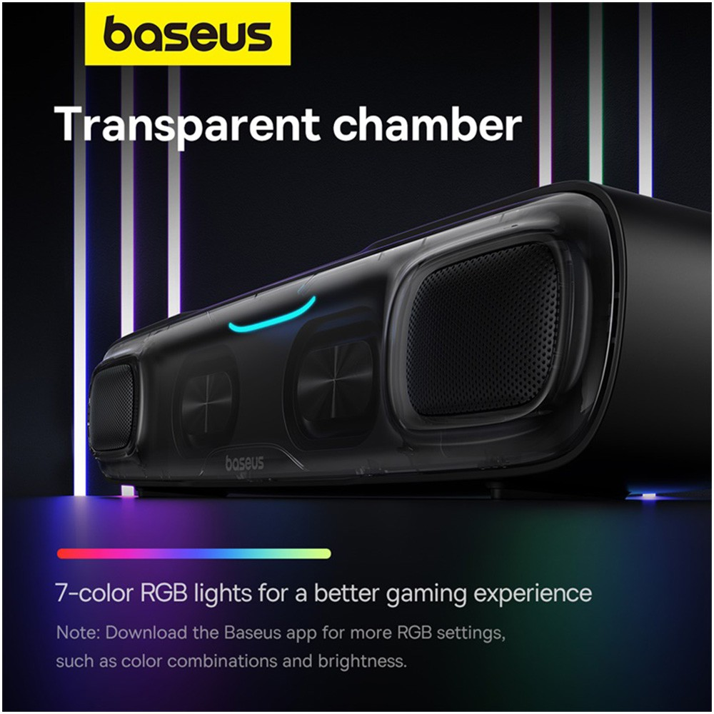 Baseus AeQur DS10 Mini Soundbar-Cluster Black - i-Station Mobile Phone & Electronic Device Repair and Accessories