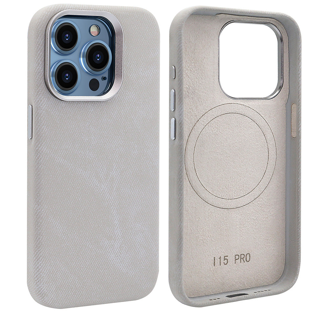 Apple iPhone 13/Pro/Pro Max Fibrous Leather Velvet Texture Shockproof Protective Case - i-Station Mobile Phone & Electronic Device Repair and Accessories