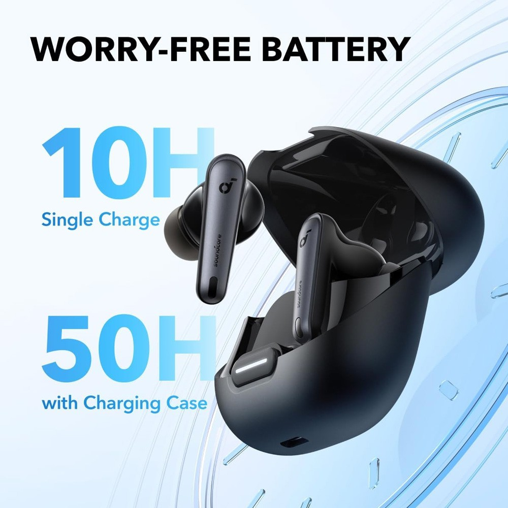 Anker Soundcore Liberty 4 NC Wireless Earbuds (A3947Z11)-Black - i-Station Mobile Phone & Electronic Device Repair and Accessories