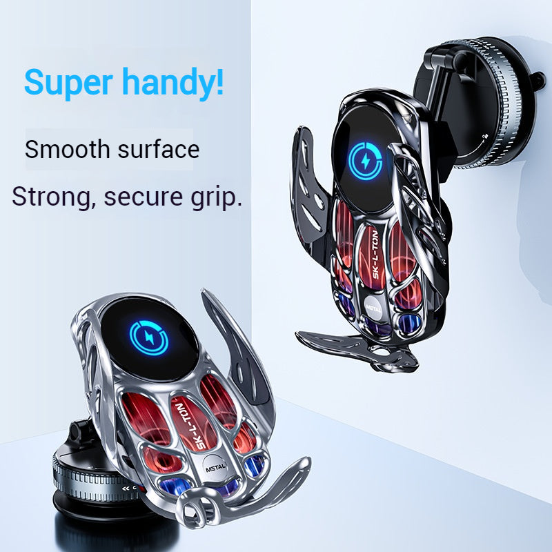 Load image into Gallery viewer, Universal 15W Wireless Car Phone Charger & Holder – Motorized Suction Cup Mount for Navigation - i-Station Mobile Phone & Electronic Device Repair and Accessories