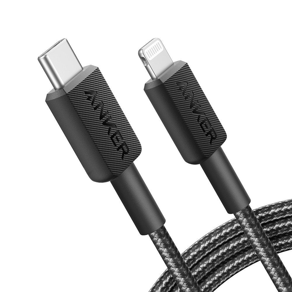 Anker 322 USB-C to Lightning Cable (6ft Braided) - i-Station Mobile Phone & Electronic Device Repair and Accessories